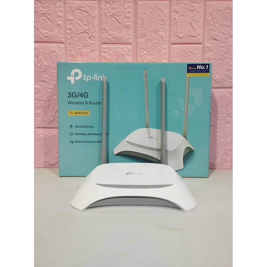 TP LINK TP-LINK TL-MR420 Router 2 Dua Antena G/4G