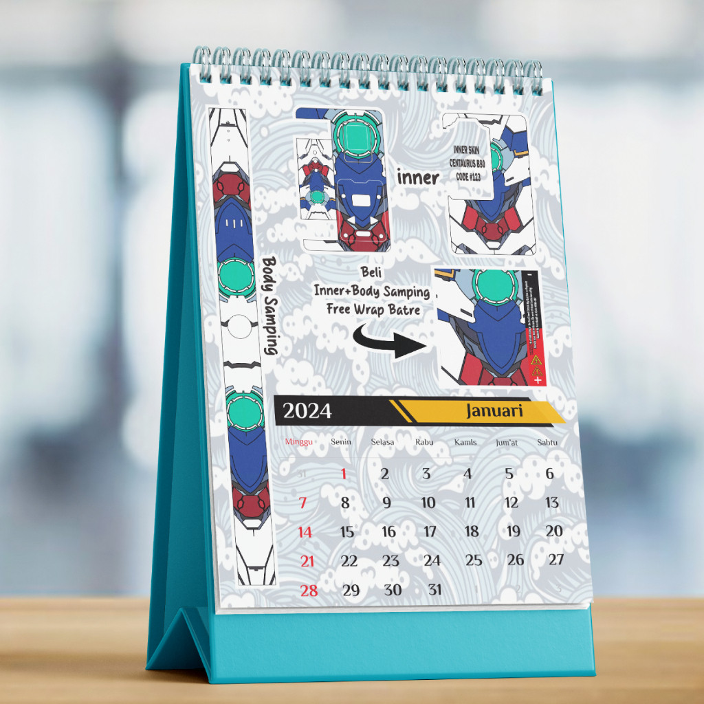 

*New Model* B80 123 Garskin Stiker Custom Case Laminasi Tebal COD