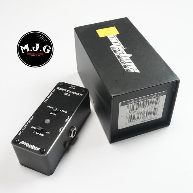 direct box or cabinet simulator Efek gitar dan bass aroma pedal tomsline DI Cab box AMX 3