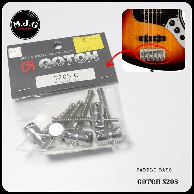 Gotoh saddle sadel bridge bass S205 Chrome jazzbass presicion bass