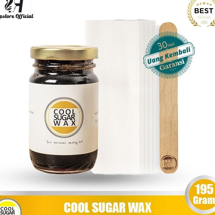 Cool Sugar Wax Penghilang Ketiak Dan Betis Paket Lengkap Waxing Kit Perawatan Kulit