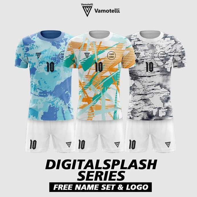 Baju Bola Stelan Futsal Bola Jersey - Vamotelli (Design SUBLIM #18)