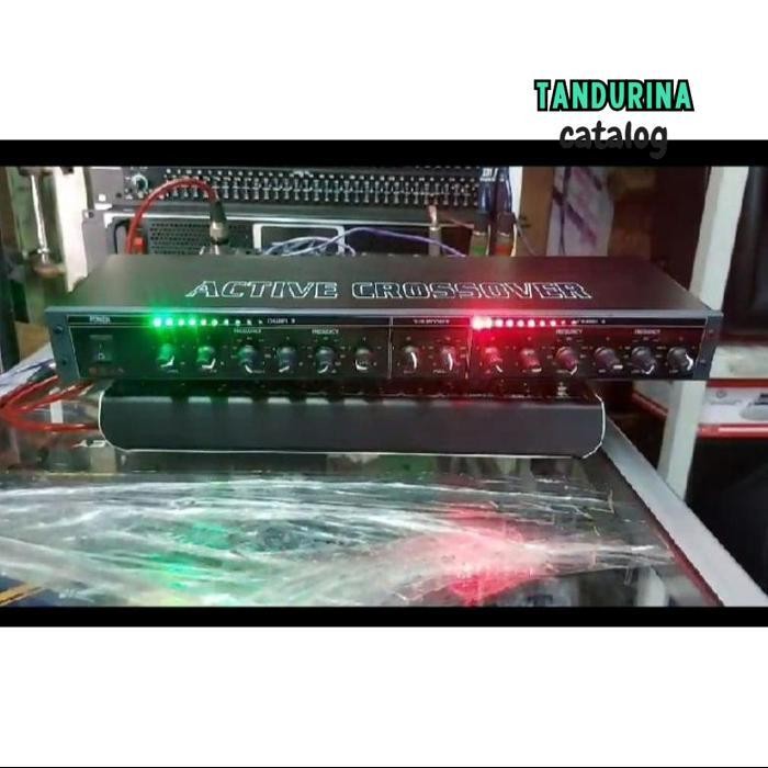 KT78 eq-77 Crossover Aktif 4Way+Sub LED Depan Suara Mantap Terlaris Premium