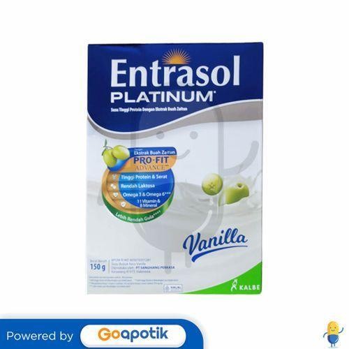 

SNS ENTRASOL PLATINUM RASA VANILA 150 GRAM BOX