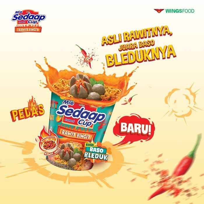 

ES Sedaap Cup Mie Instan Baso Bleduk 77 gr x 4 pcs