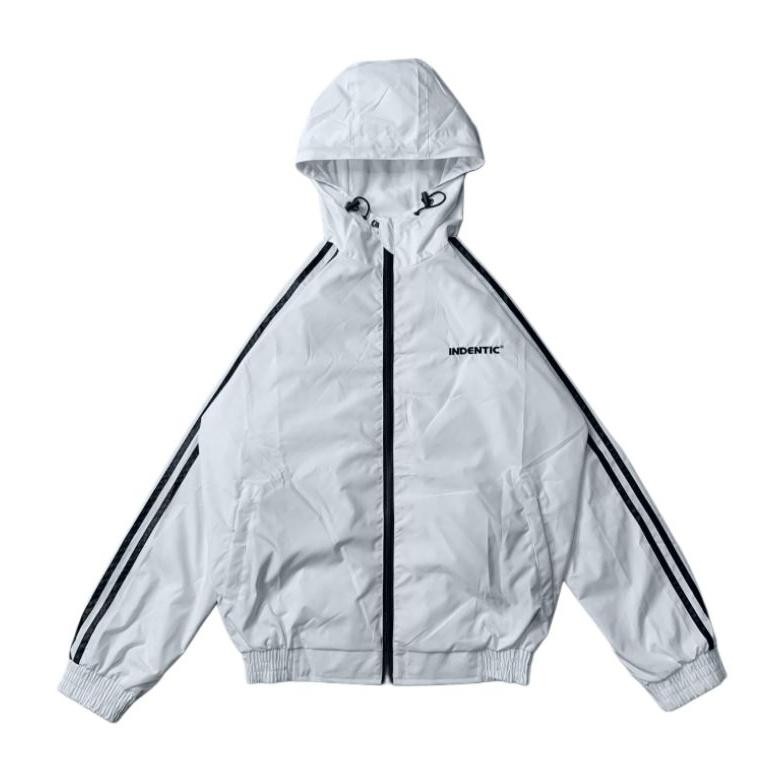 Indentic Jacket Running White Outdoor Pria Wanita