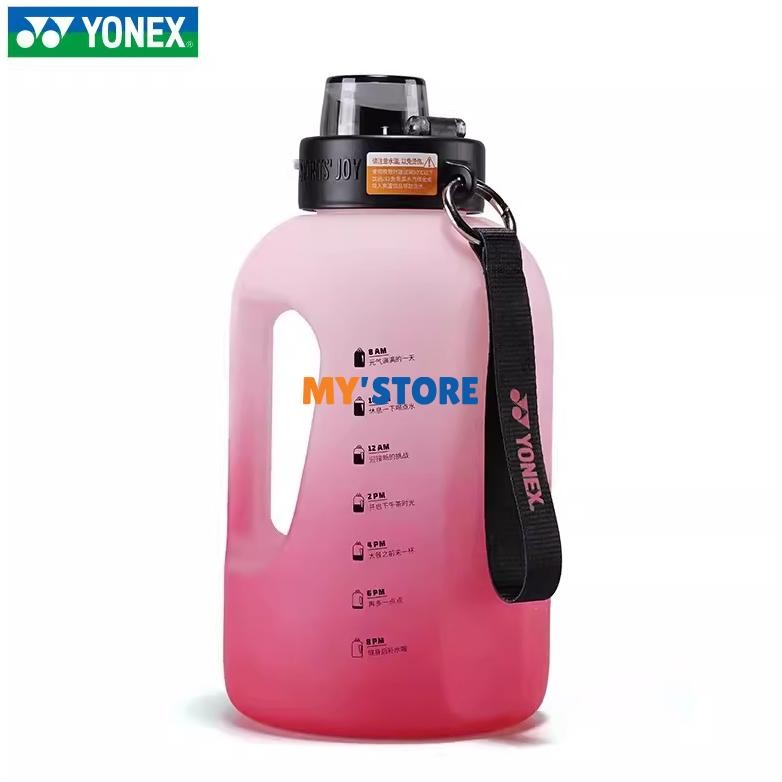 Botol Minum 2L AC094CR Hitam Pink Badminton Tennis Berenang Sport Bottle 2 Liter Barrels Kettle