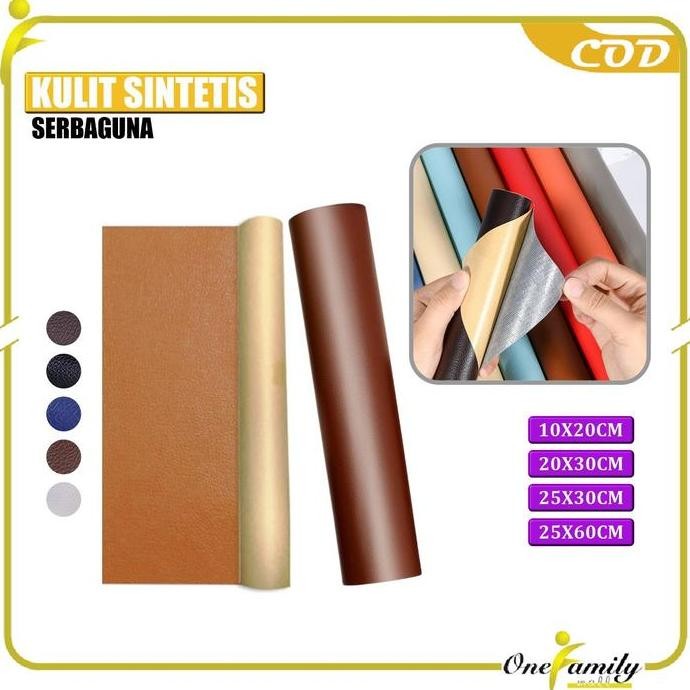 [Cod] Ofm C1098 Leather Sticker Cover Kulit Sintetis Tambal Sofa Multifungsi