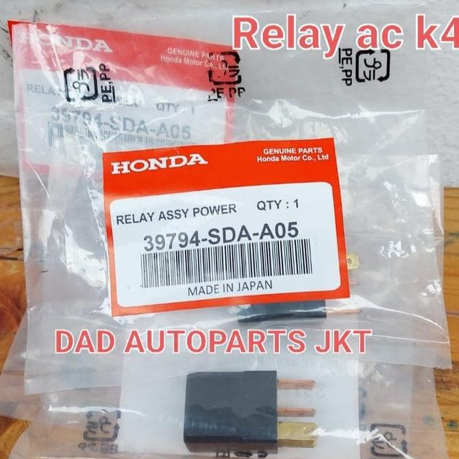NEW - Relay ac honda brio jazz brv civic hrv brv freed mobilio asli