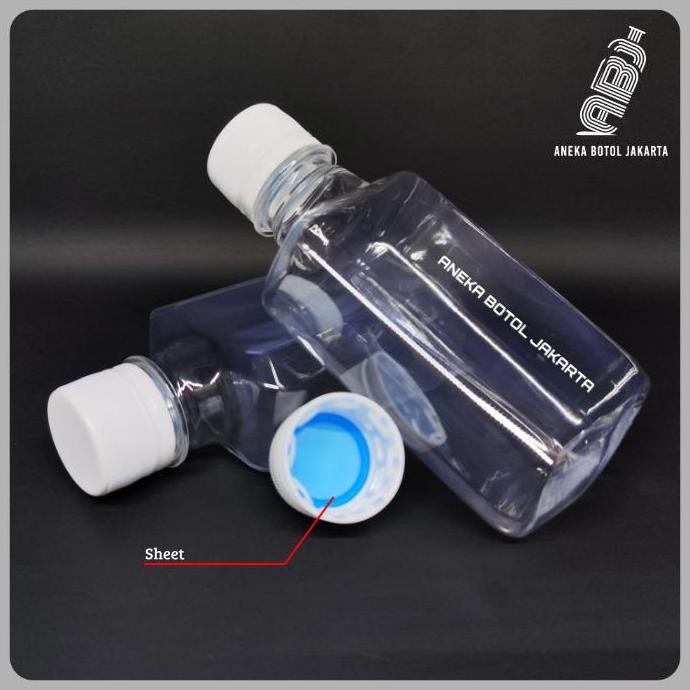 Botol leon 200ml tebal keras / Botol gepeng 200ml tebal keras