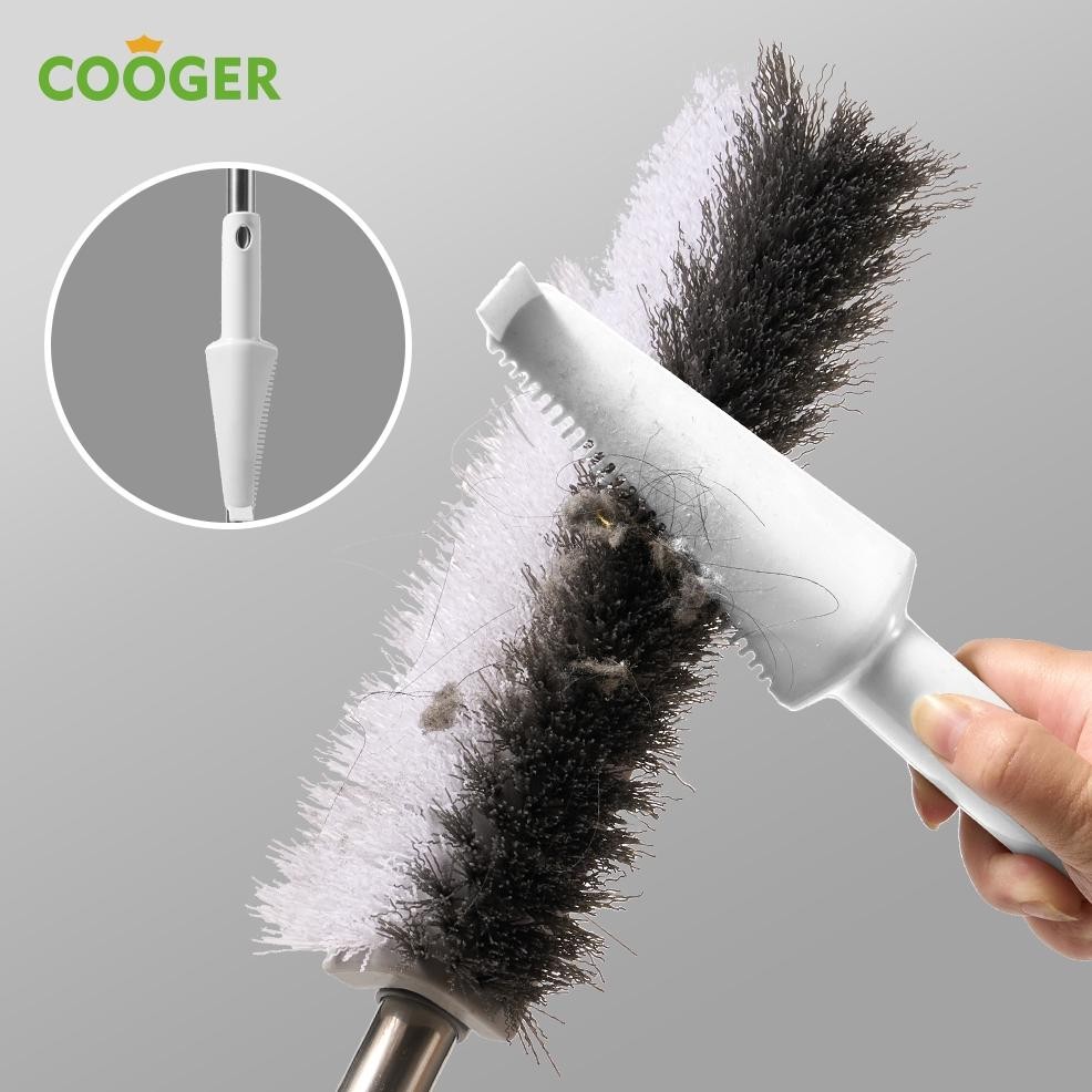 COOGER Sikat Kamar Mandi Dua Sisi Bentuk V Untuk Menjangkau Sudut Sikat Toilet Bentuk V Sikat Lantai