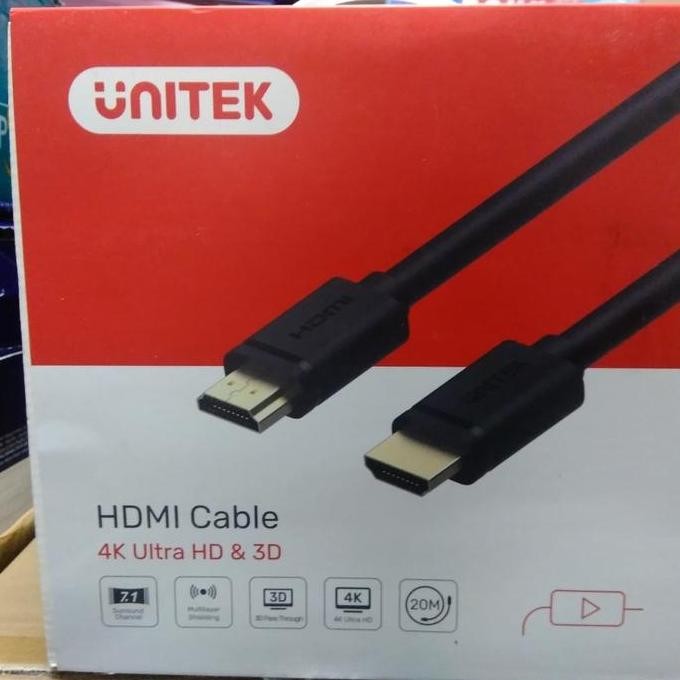 DB123 }} Kabel HDMI 20M Unitek w/thernet YC144