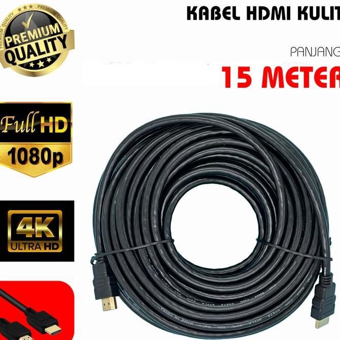 DY7 - Kabel Hdmi to Hdmi 10m / 15m / 20M V1.4 Laptop Ke Tv Ke DVR CCTV  Ke Monitor Komputer panjang 