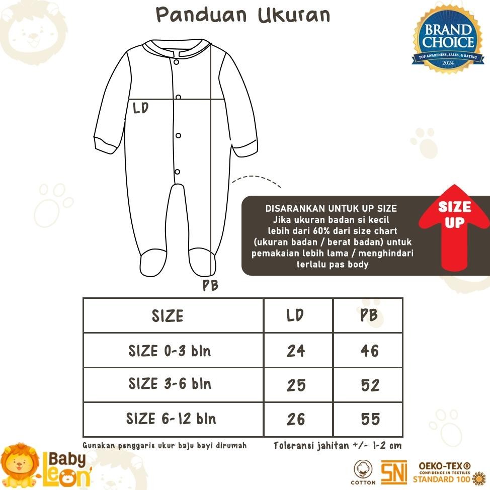 Baru - BABYLEON Jumpsuit Bayi 0-1Th Jumpsuit Bayi Kaki Tutup Jumper Bayi Newborn Baby Sleepsuit Baju