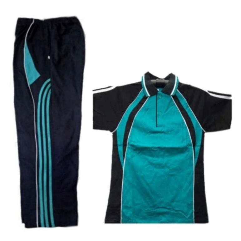 Kaos Wangki Seragam Senam Lengan Pendek Terbaru // Stelan Kaos dan Celana Trening  Pria Wanita