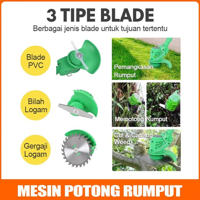 Ironhoof 588V Mesin Potong Rumput Batrai Mesin Pemotong Rumput Listrik Pemotong Rumput Elektrik Mesi