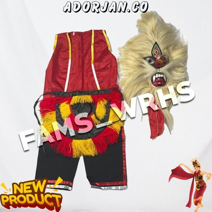 Baju Setelan Ganongan Anak Dewasa Celana Rompi Ganongan Dan Jaranan Gft