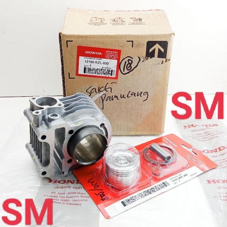 Paket Blok Block Seher Standar, Piston Kit Standar Honda Beat Fi, Scoopy Fi, Spacy Fi, Vario 110 Led