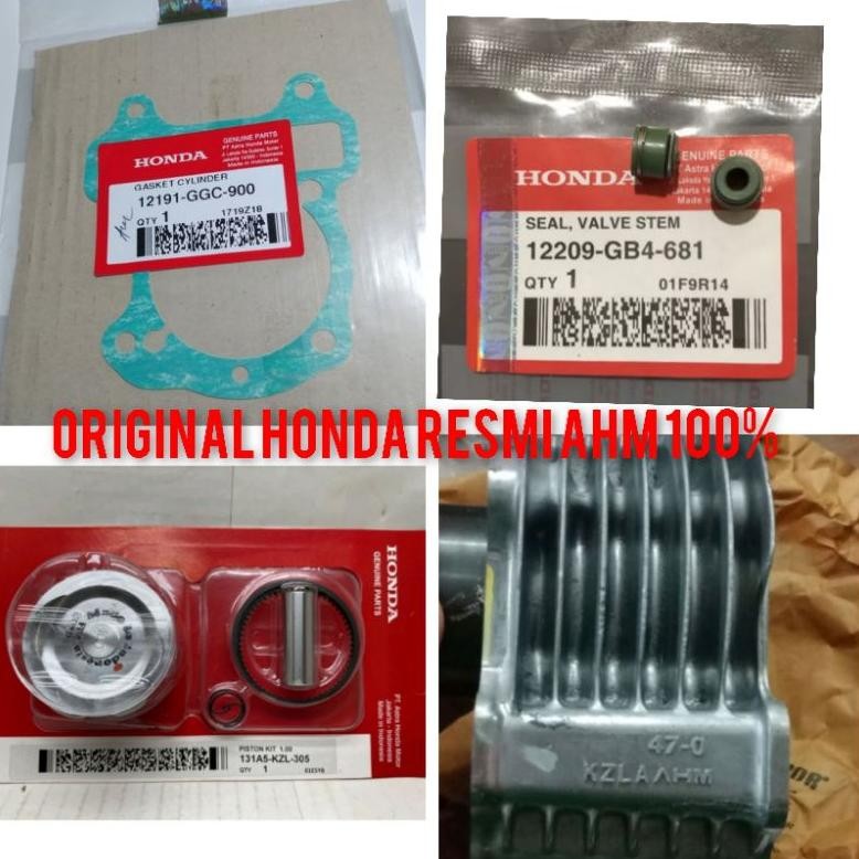 BLOK KZL BLOK SEHER KOMPLIT KZL (CYLINDER COMP) BEAT Fi SCOOPY Fi SPACY FI UNTUK TH 2012+2014 STARTE