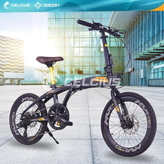 SEPEDA LIPAT ODESSY NEW XYLO FRAME ALLOY OD LP 20 39 - 8 SPEED