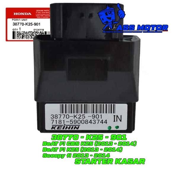 ECU BeAT FI 2013-2014 STARTER KASAR BeAT FI CBS Scoopy FI ECU K25 901 38770-K25-901 ECU K25 901 ECU 