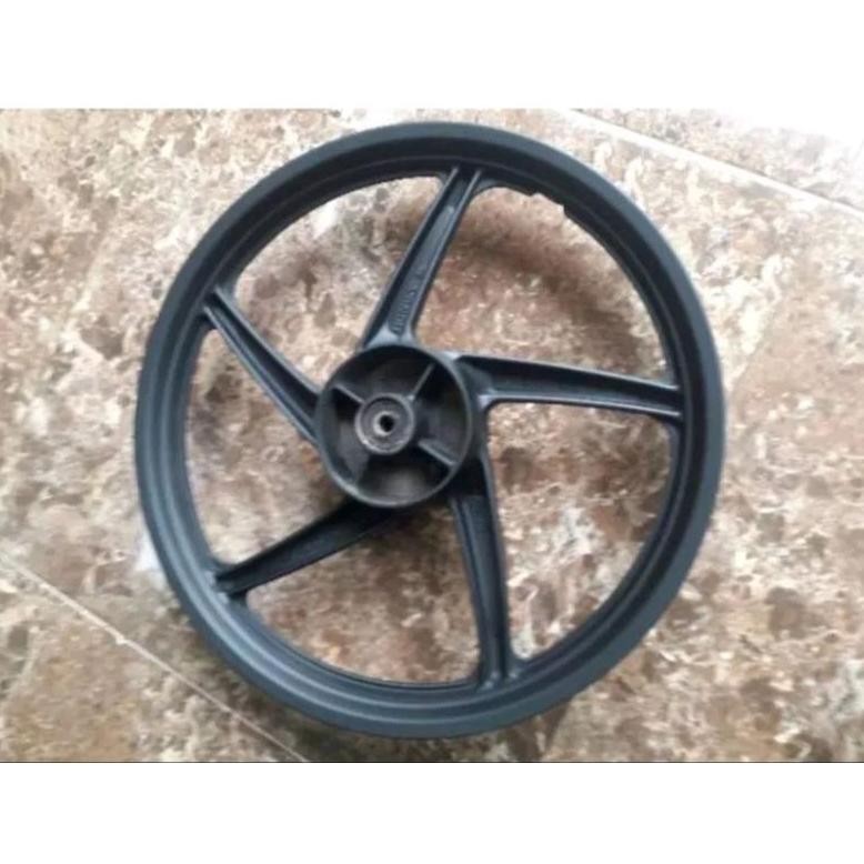 velg racing belakang supra x 125 dobel disk atau cakram belakang second ori