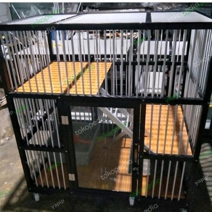 kandang kucing 2 tingkat