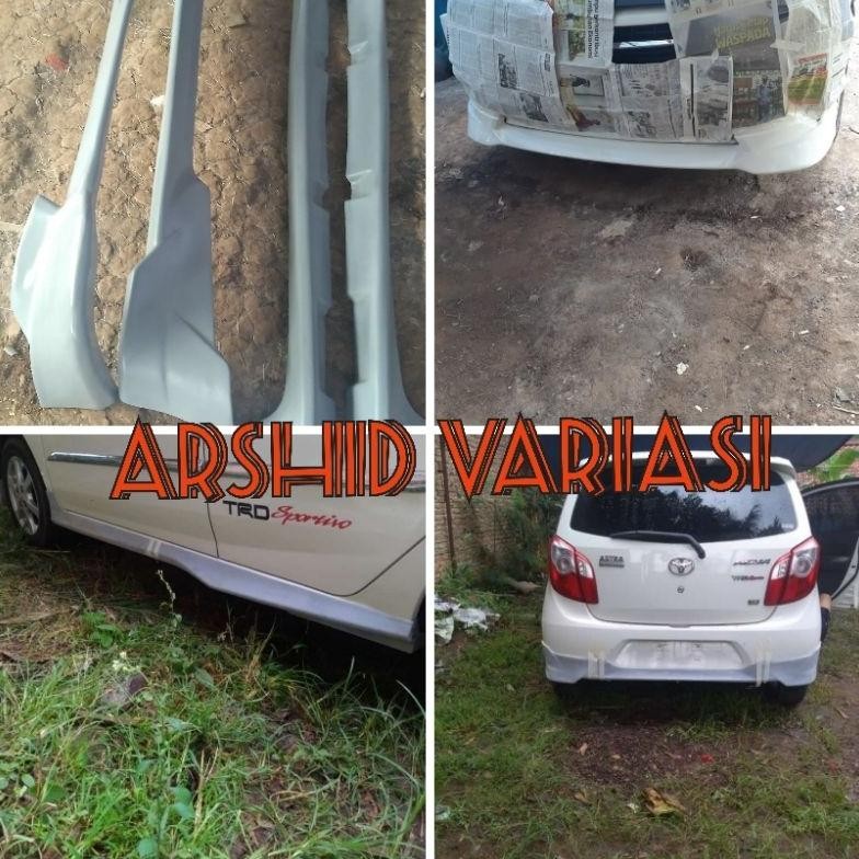 bodykit agya trd 2013 - 2016