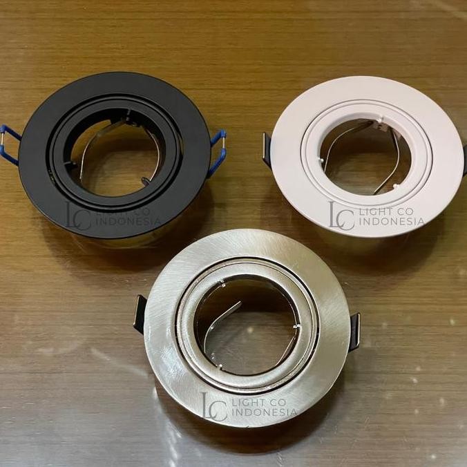 Downlight halogen led MR16 / fiting led downlight MR16 silver black