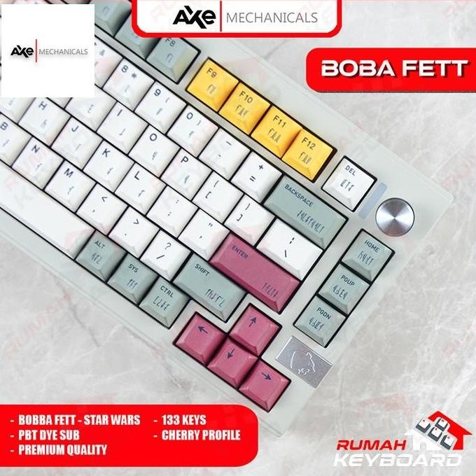 KEYCAP - KEYCAPS - CHERRY - Bobba Fett - Star Wars - PBT - DYE SUB
