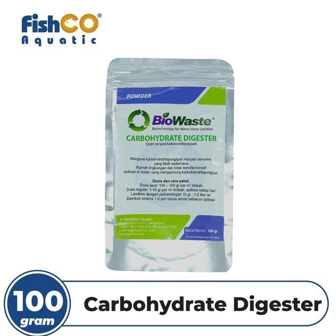 

BEBAS ONGKIR - FISHCO Bakteri Pengurai Karbohidrat Tepung Pati Karbohidrat Digester 100 gram