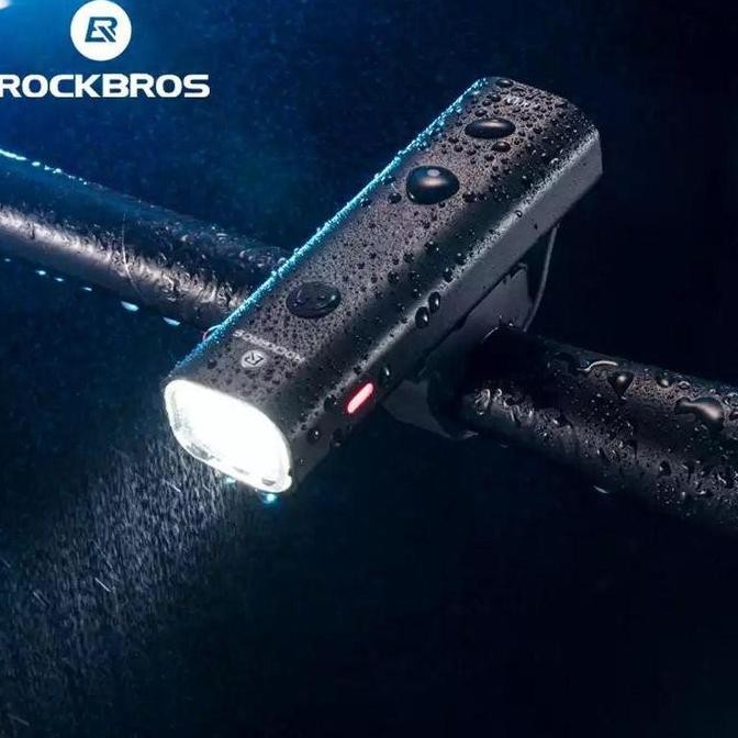 400LM LAMPU DEPAN SEPEDA ROCKBROS YQ-QD400LM ORIGINAL RECHARGEABLE