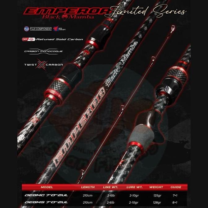 Joran Spinning UL Daido Emperor Black Mamba Limited Edition