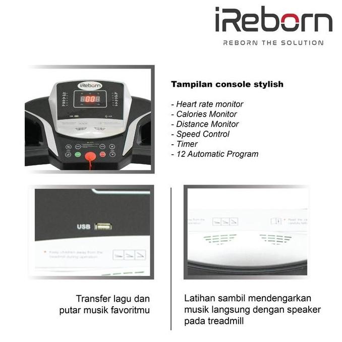 Alat Fitness Treadmill IReborn I-Verona