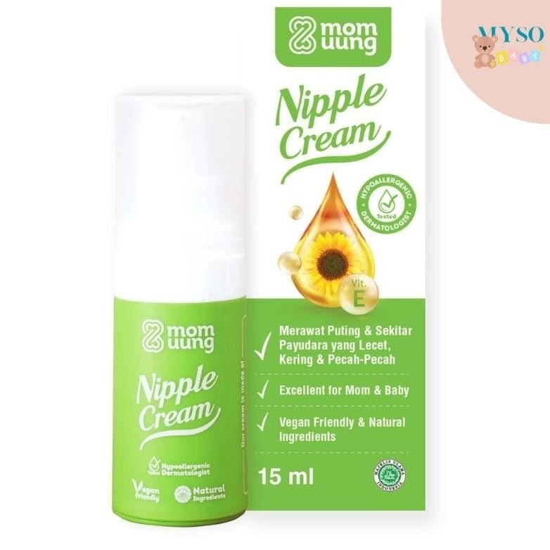 Mom Uung Nipple cream bahan natural salep Krim Puting Luka Lecet Ibu Menyusui Aman Untuk Bayi Food G