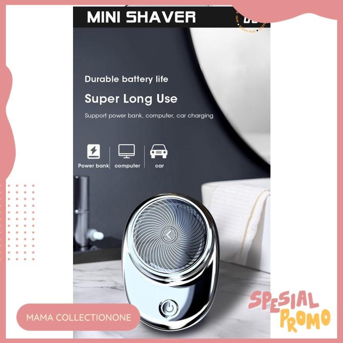 ALAT CUKUR JENGGOT KUMIS BULU ELEKTRIK MINI SHAVER BULAT KECIL SANQIAO TERBARU
