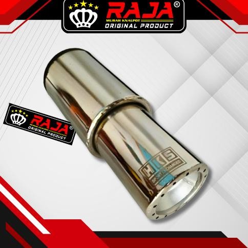 Knalpot Mobil Racing HKS Gronel Bass Bulat Bahan Stainless