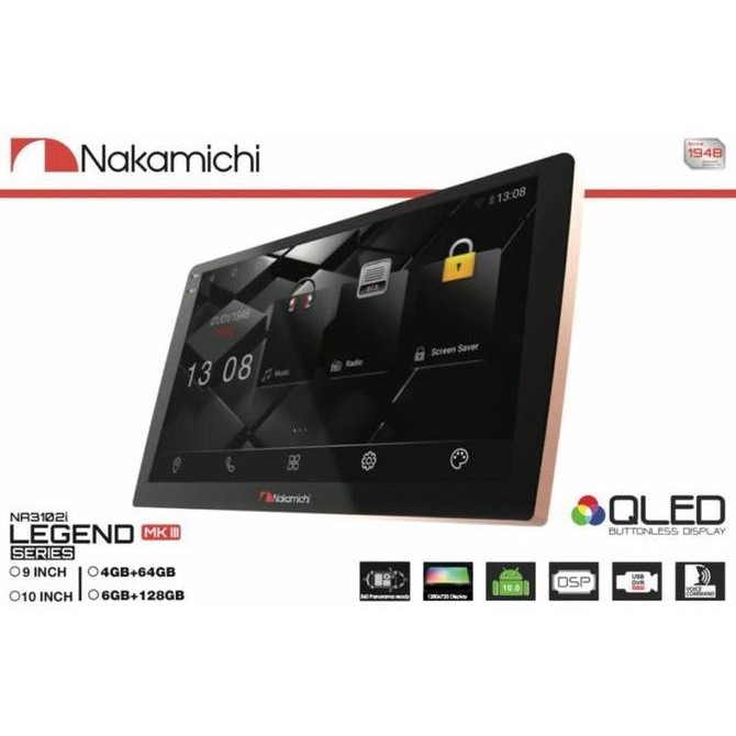 Headunit Android Nakamichi New Legend Na 3102I 10 Inch Ram 6/128