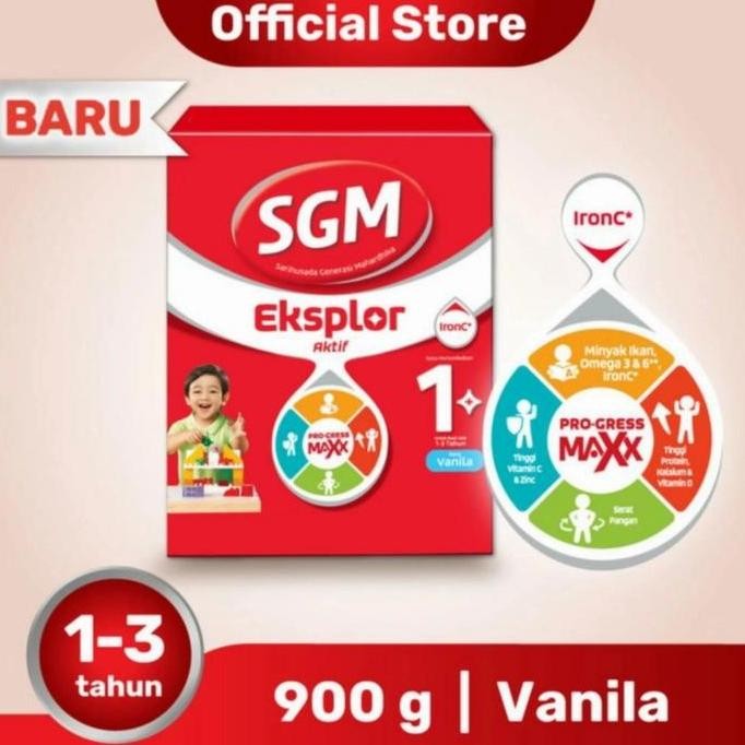 susu sgm 1 plus 900gr vanila LS