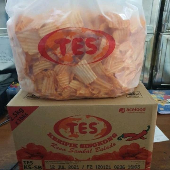 

Kripik Singkong Bakar Sambal Balado Keju Tes 2.5 Kg