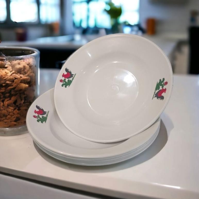 Racun Shopee Ed-76 Paket Hemat 12 Piring + 12 Mangkok Ar Tahan Panas Anti Pecah Berat 1 Kg Sale Qv21