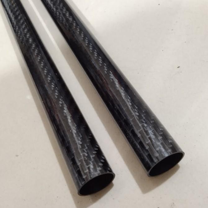 (Good) Carbon Tube 3k 20mm x 18mm pipa carbon fiber karbon holow Glosy