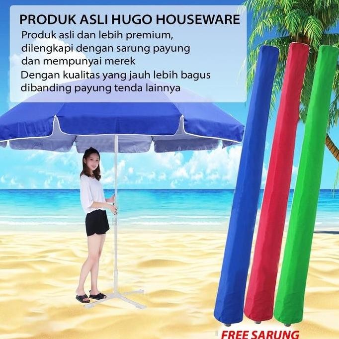 Payung Tenda Pelangi 180 cm Payung/ Payung Tenda 180 cm Jualan Taman Pantai TM