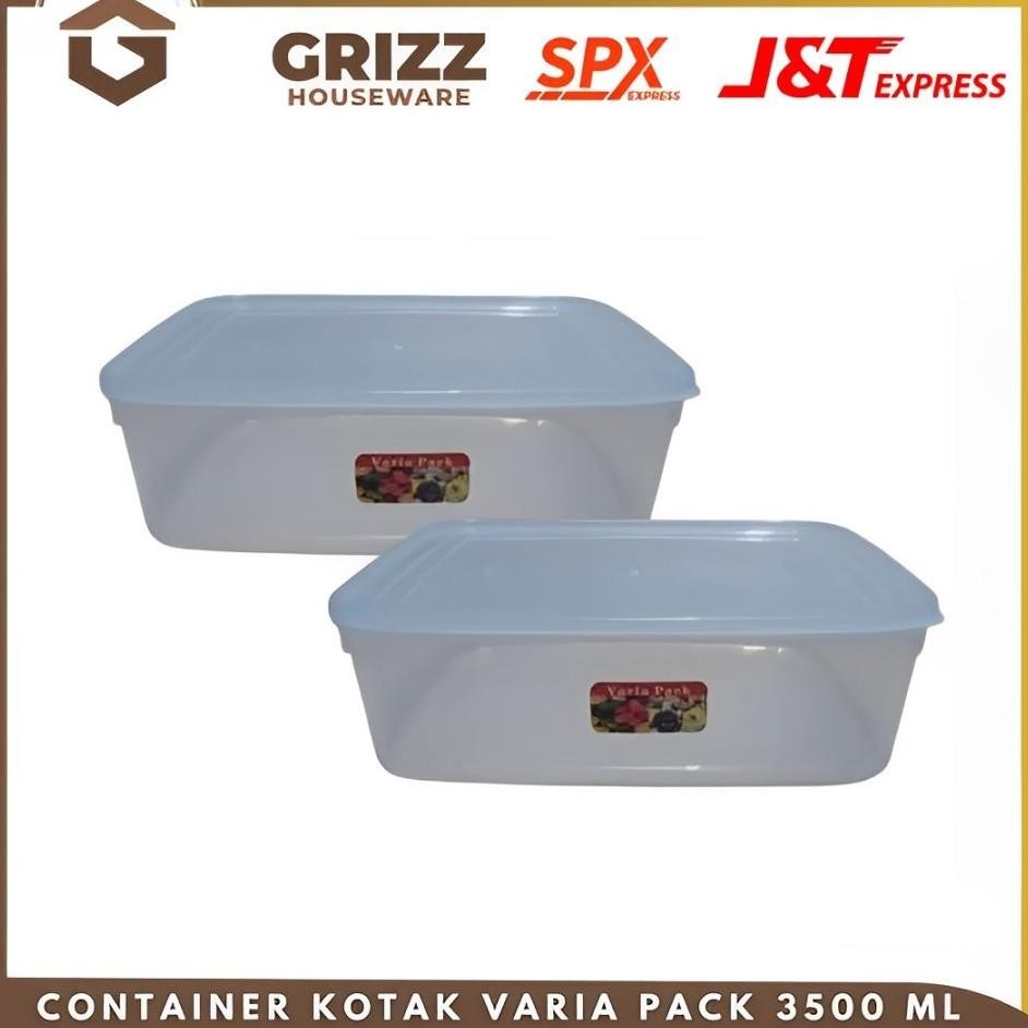 Box/Kotak/Container/Toples Makanan Kue Donat Khado Pack 3500 Ml Terlaris