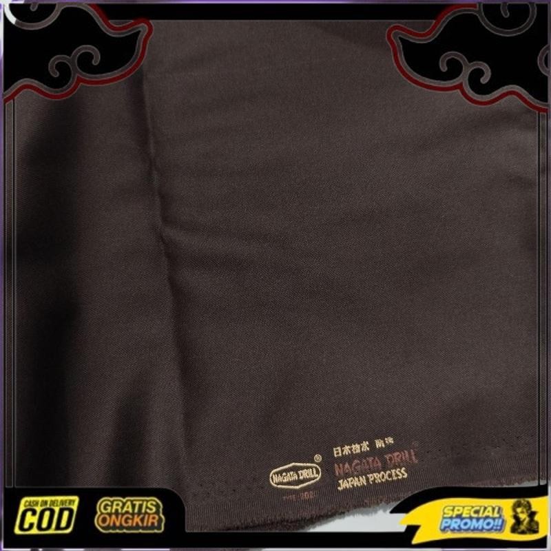 Top Today Kain Nagata Drill Coklat Pramuka Lebar 150 Kain Seragam Sekolah Seragam Organisasi Seragam