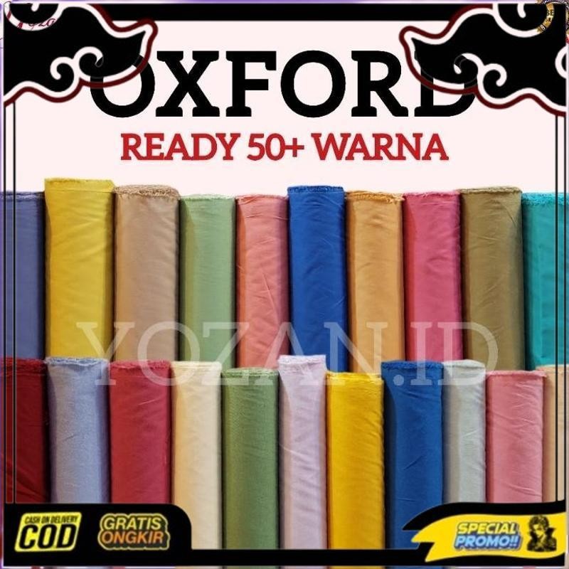 Trending Kain Katun Expo Oxford Sari Warna Asli 100% Lebar 120Cm