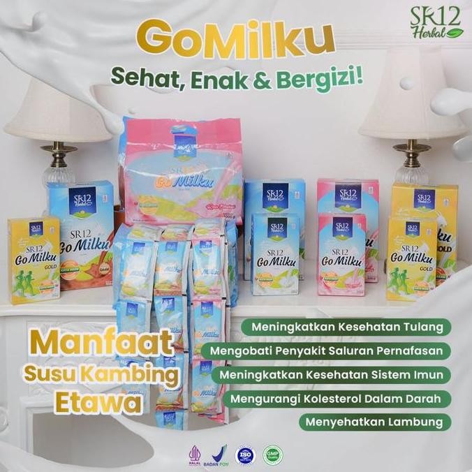 

(Good) GO MILKU ALL VARIAN BAG 1KG (ISI 40PCS) SR12 / GOMILKU SR12 / SUSU KAMBING ETAWA SR12
