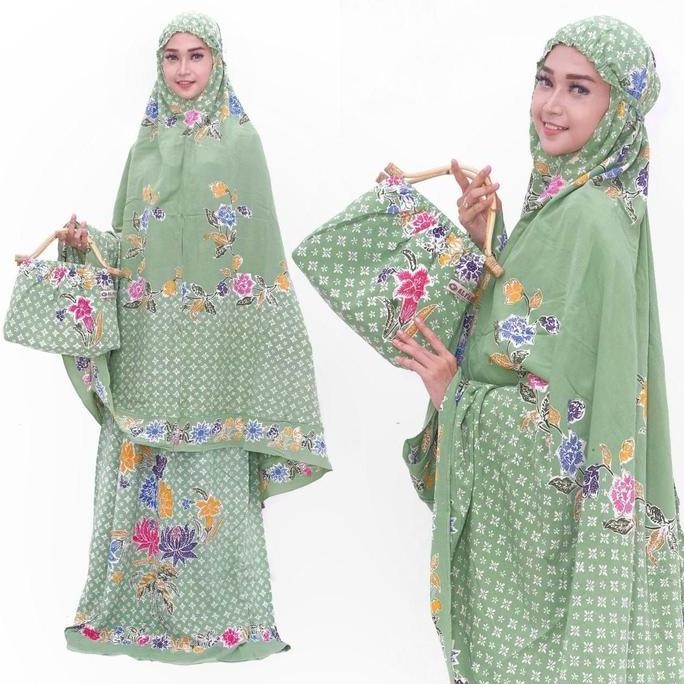 (Good) mukena batik encim pekalongan Al fariz