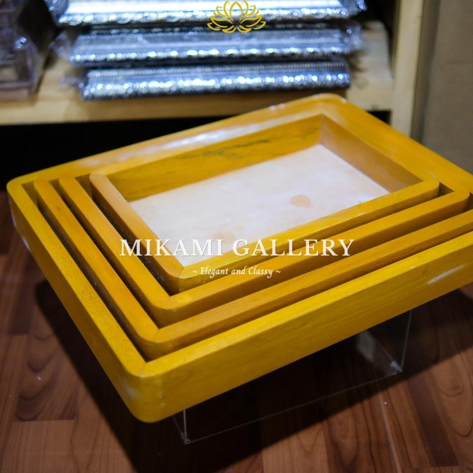 Kotak Hantaran Akrilik Baki Kayu Rustic Baki Rustic Seserahan