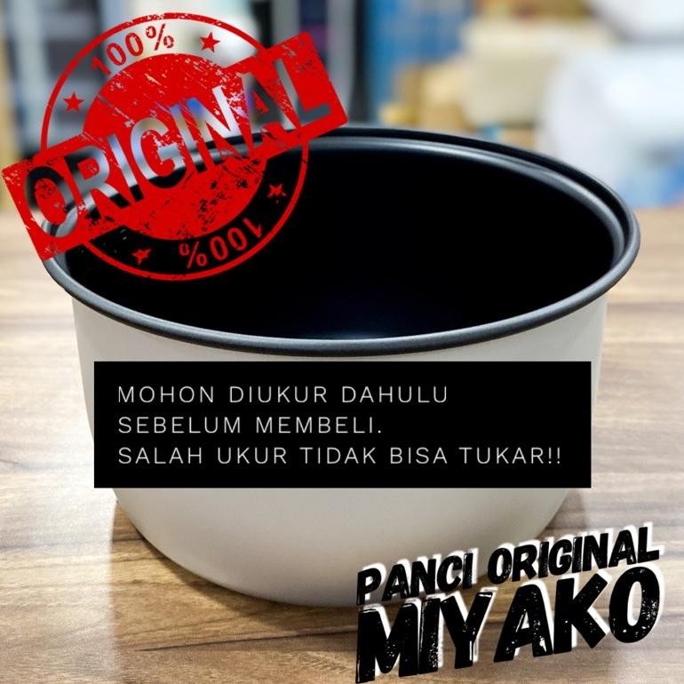 Promo Xtra Im31 Panci Magic Com Miyako 0,6 1 1,2 Dan 1,8 2 Liter Original Ada Logo Miyako Teplon Ric